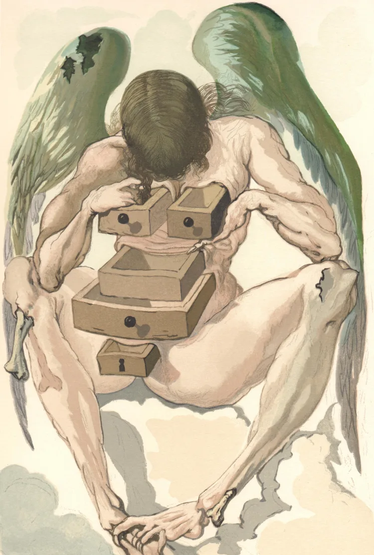 Purgatorio - Canto 1, The Fallen Angel